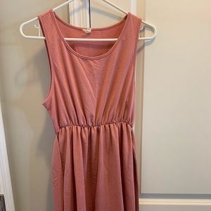 Pink Blush Maternity Sleeveless Dress